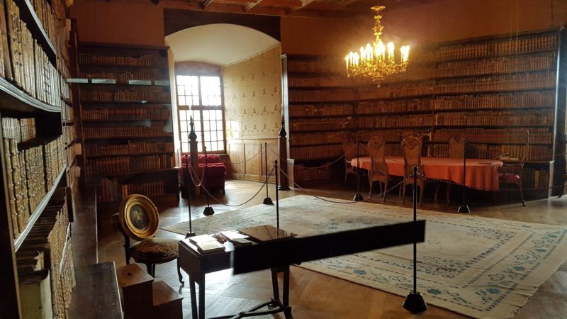 La bibliothèque du Château d'Oron