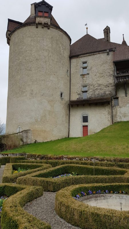 Le donjon du château de Gruyères.
