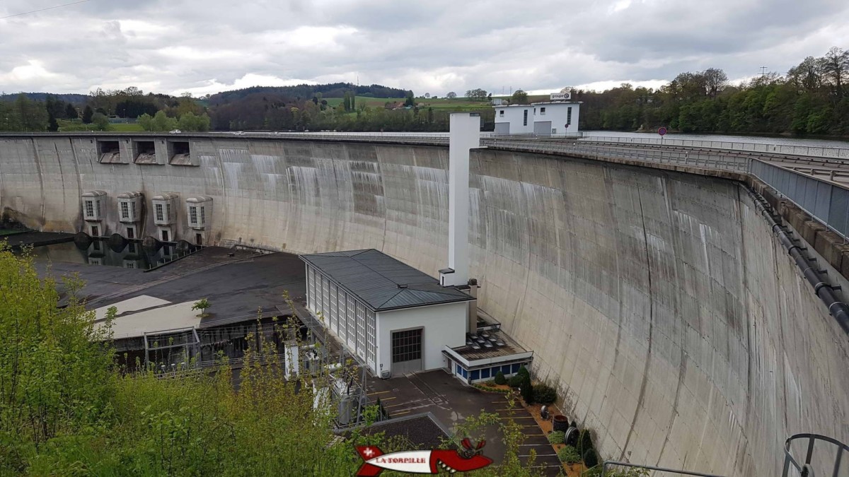 Le barrage de Schiffenen dans le canton de Fribourg.