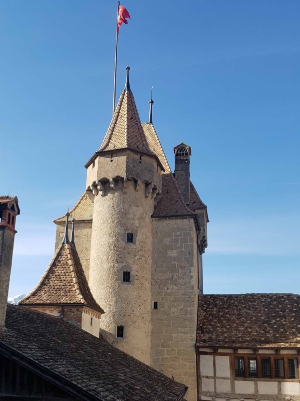 Le donjon du château d'Aigle 