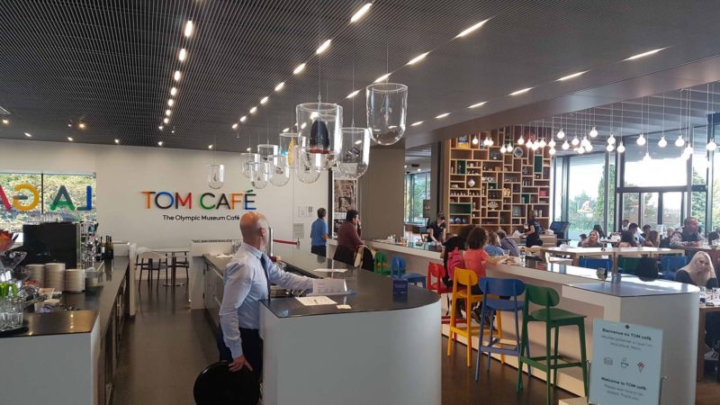 Le Tom Café au musée olympique de Lausanne