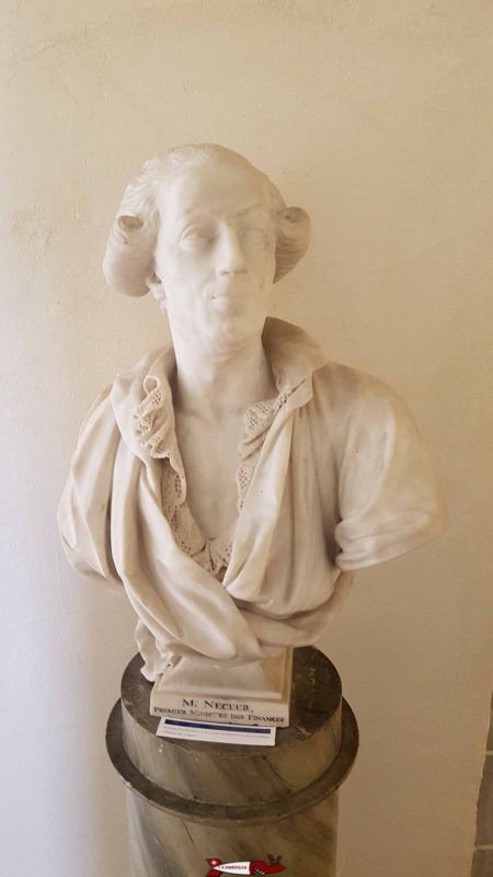 Le buste de Jacques Necker au musée du château de Coppet.
