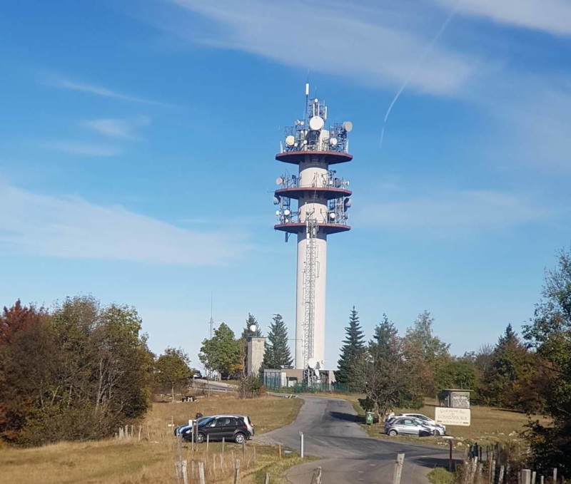 La tour telecom du Salève.
