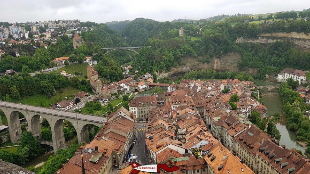 vue depuis la Cathédrale de Fribourg