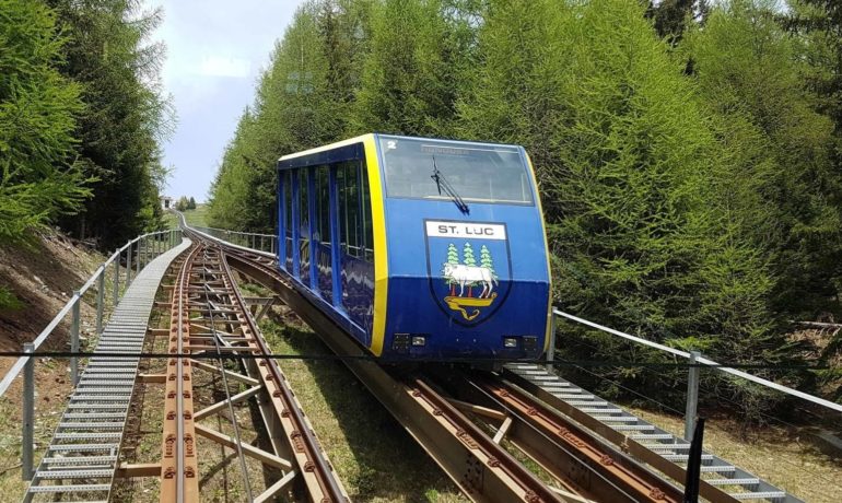 🚊 Funiculaire St-Luc ↔ Tignousa
