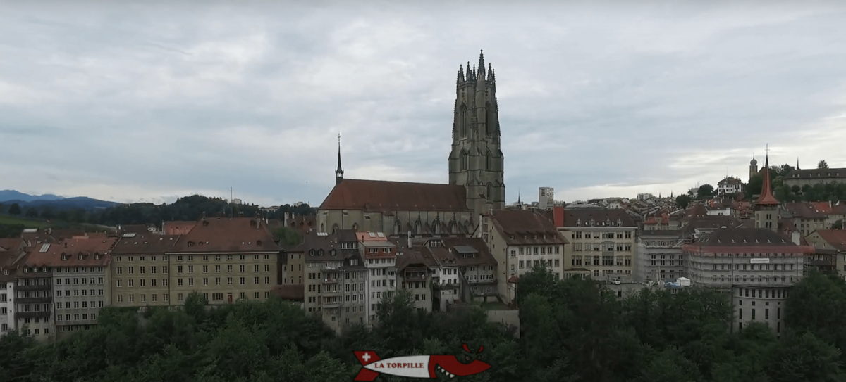 La cathédrale de Fribourg.