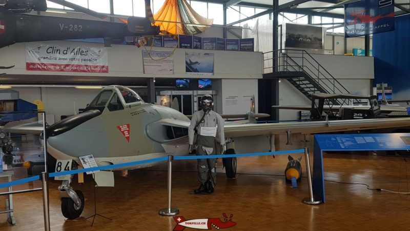 DH-112 Venon au Musée de l’Aviation Militaire de Payerne Clin D'Ailes