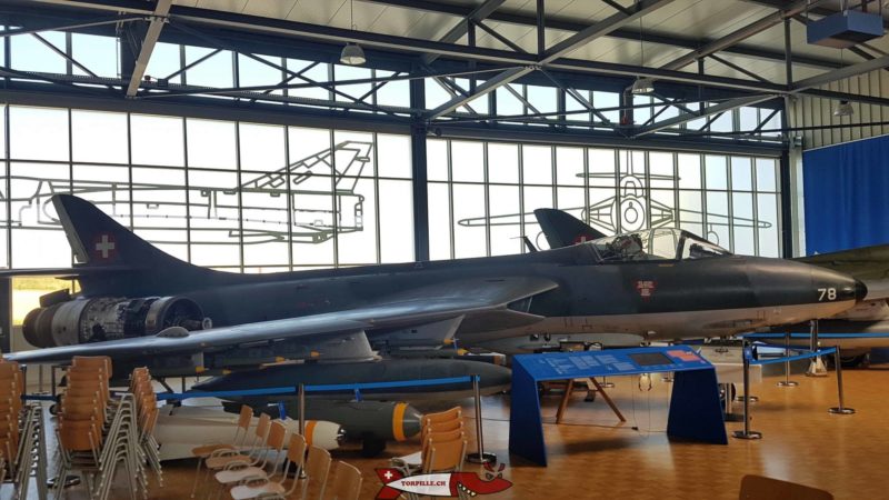 Hawker Hunter MK 58 au Musée de l’Aviation Militaire de Payerne Clin D'Ailes