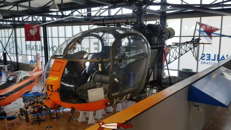 Alouette II au Musée de l’Aviation Militaire de Payerne Clin D'Ailes