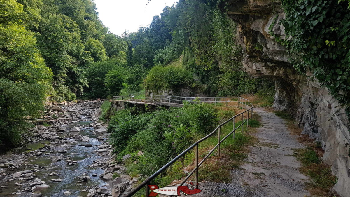 Les gorges de la Vièze font partie des plus belles gorges de Suisse Romande