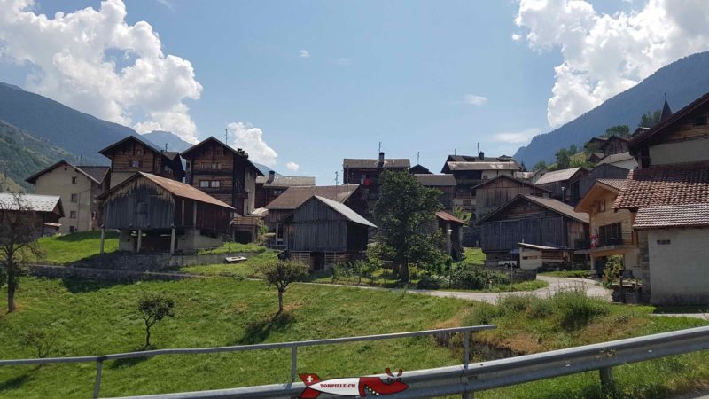 le pittoresque village d'Euseigne