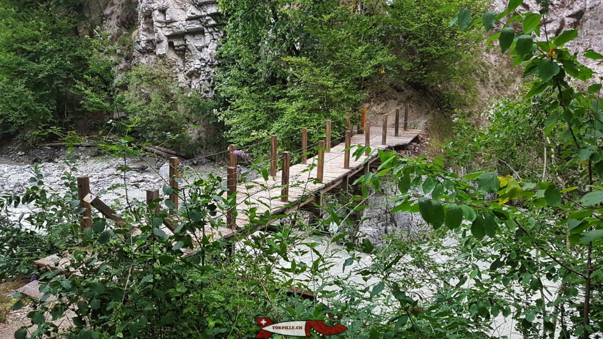 les gorges de la Borgne - Gorges de Suisse Romande