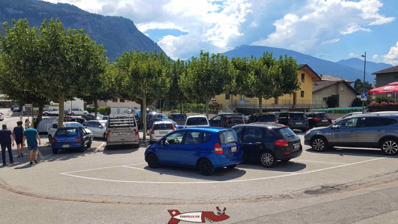 parking du lac souterain de Saint-Léonard