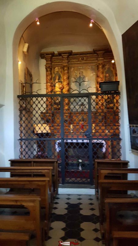 Un des deux chapelles de l'ermitage de Longeborgne