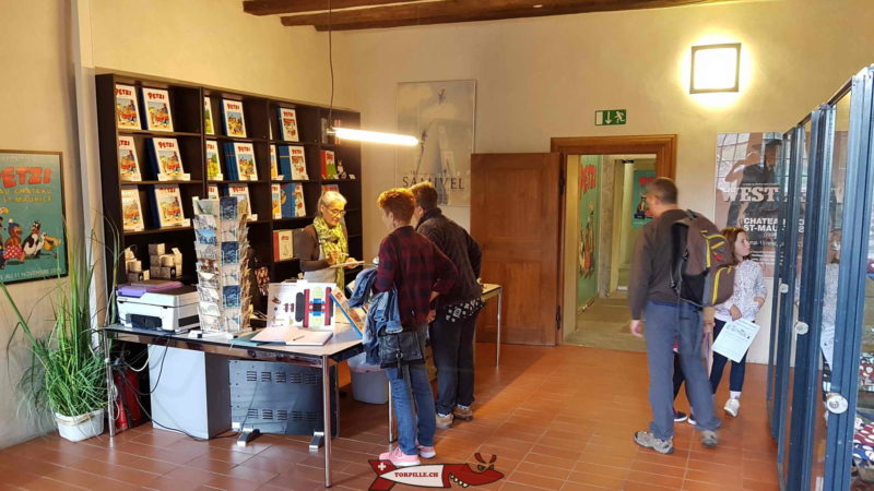 La réception de l’exposition sur la bande dessinée au château de Saint-Maurice