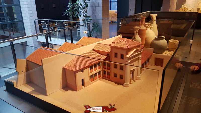 La maquette du domus au musée romain de Lausanne-Vidy