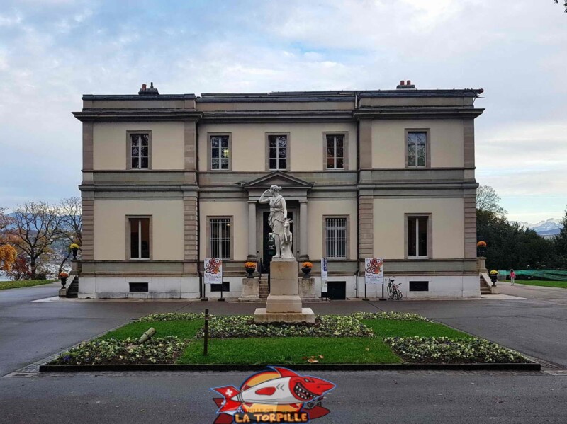 Le musée d'histoire des sciences de genève côté lac Léman