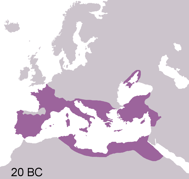 L'Empire romain lors de son extension maximale au 3ᵉ siècle.