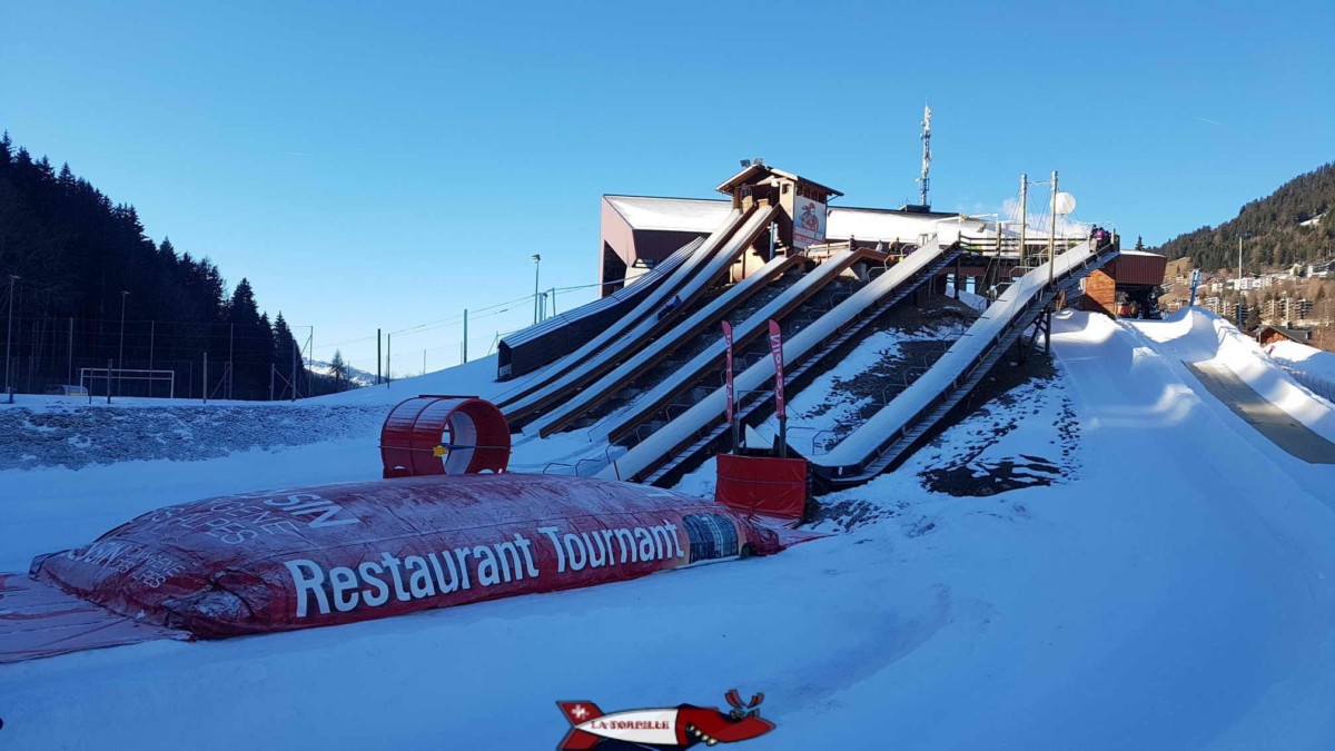 Une autre idée de glisse sur neige est le tobogganing park de Leysin.