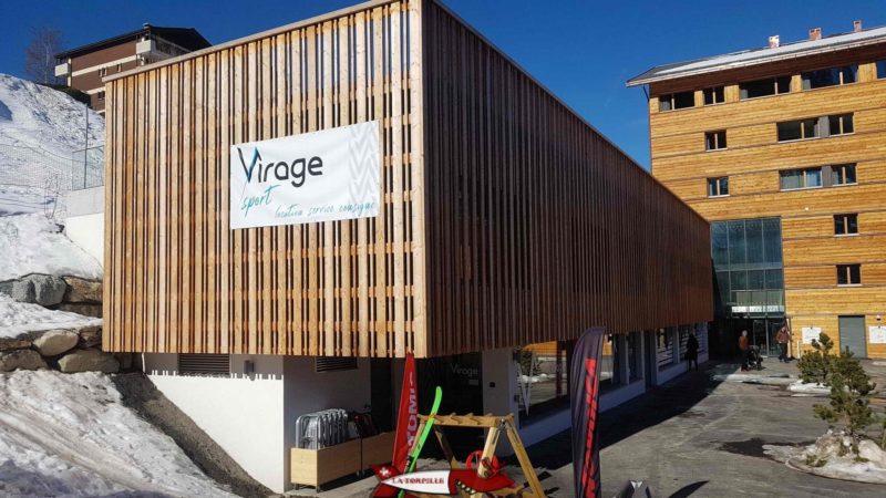 Le magasin Virage Sport à Vercorin