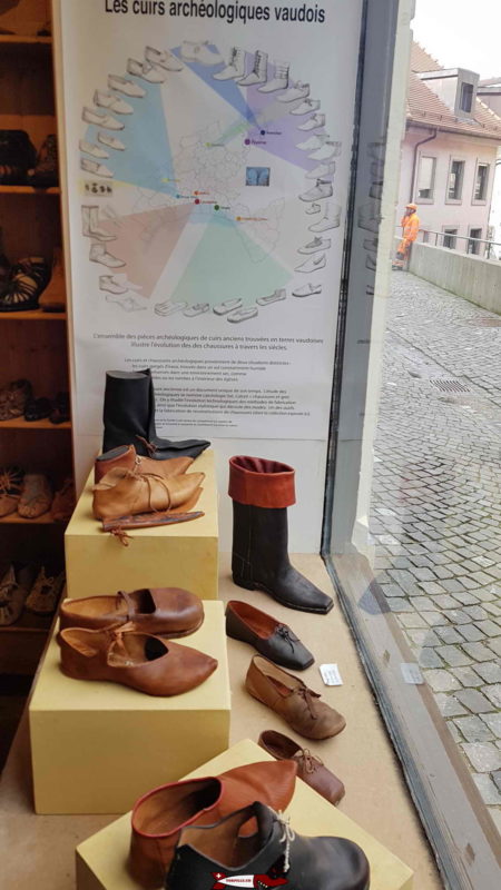 Les cuirs archéologiques vaudois au musée de la chaussure