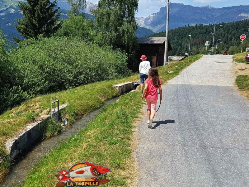 Sommet de la balade, bisse des Miriouges. Lens - Crans-Montana.