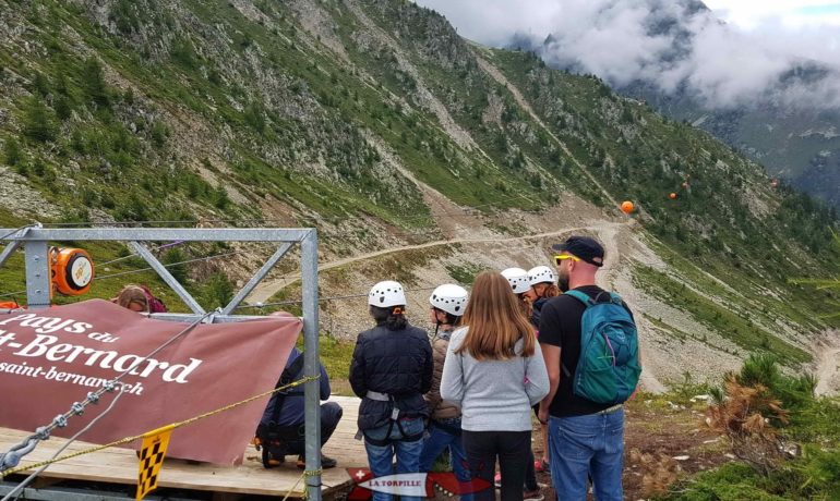 ⚡ Tyrolienne de Wouf à Champex-Lac