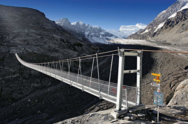 La passerelle de Corbassière verbier