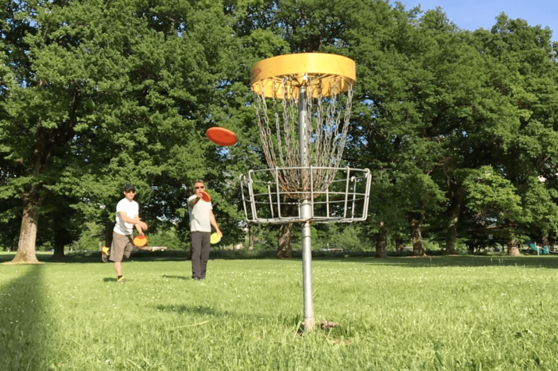 Le disc golf des Evaux.