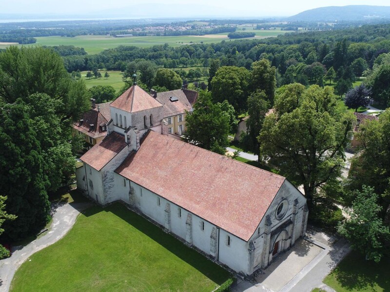 L'ancienne abbatiale de Bonmont.