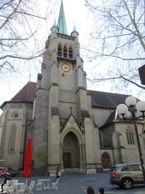 Le clocher de l'église Saint-François