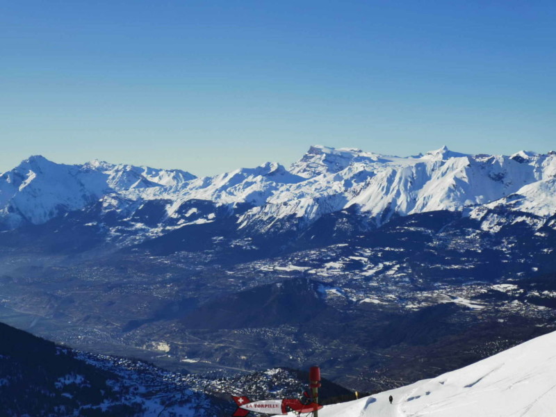 Le versant nord de la vallée du Rhône.