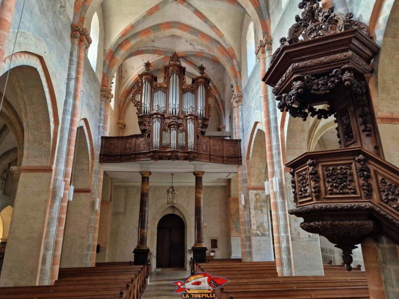 L'orgue de l'église. St-Ursanne