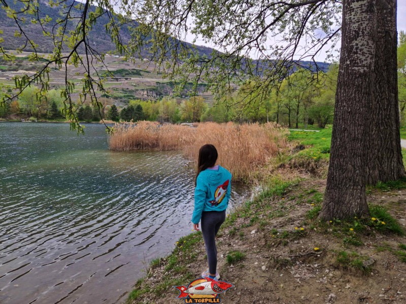 Le lac de la Brèche dans le région de Sierre.