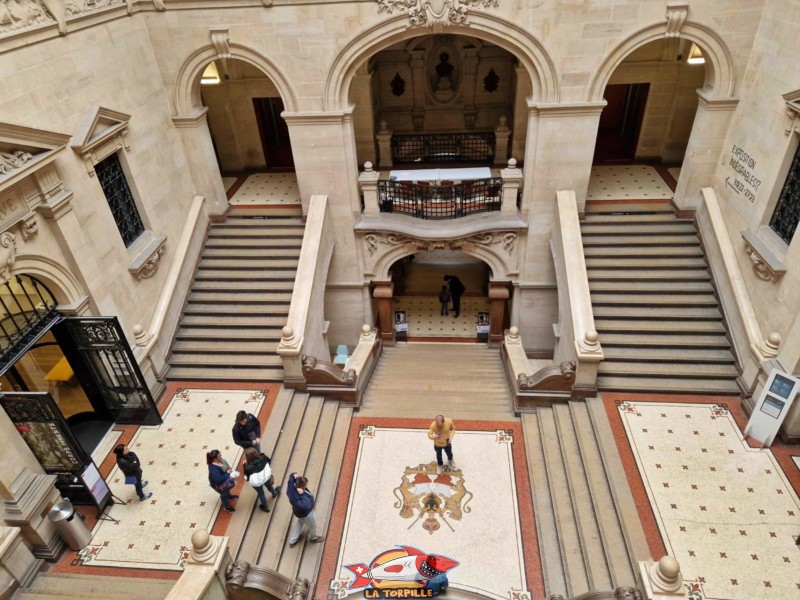 L'atrium du Palais de Rumine.