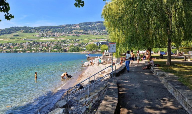 🏖️ Plage du Parc de l’Arabie – Vevey