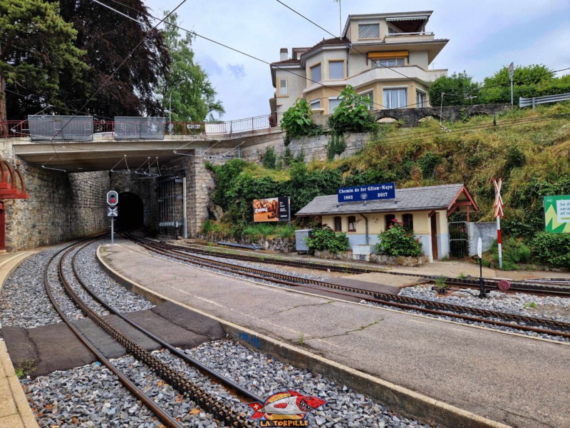 gare de Glion du train à crémaillère Montreux - Les Rochers-de-Naye