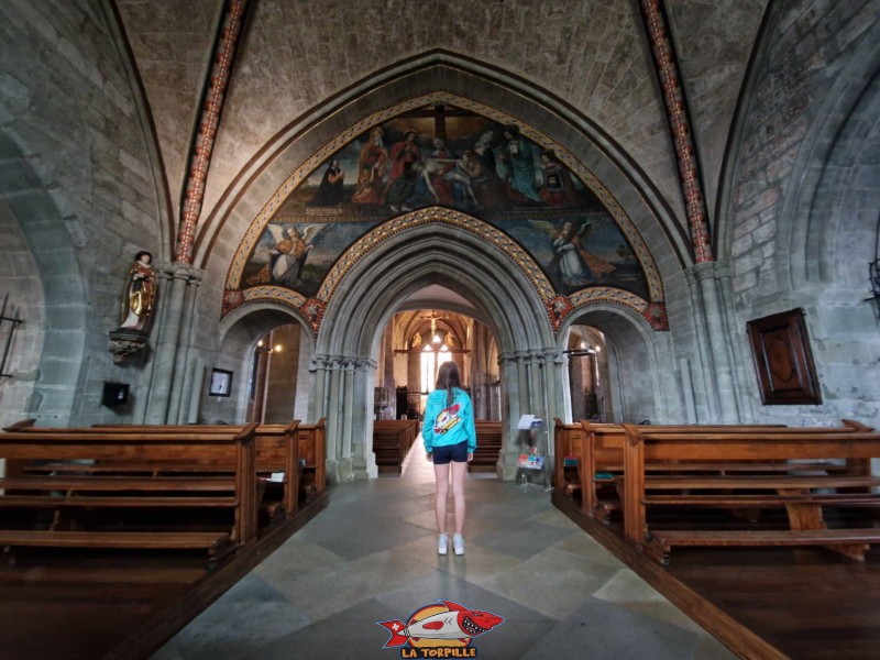 vestibule, collégiale romont