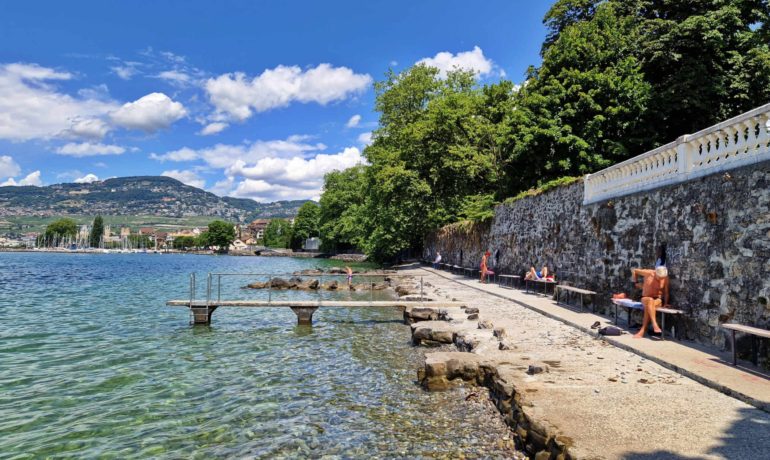 🏖️ Plage de la Becque – La Tour-de-Peilz