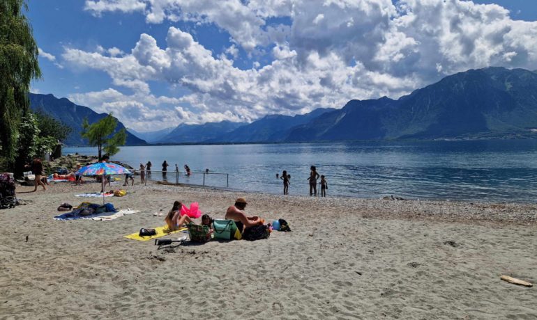 🏖️ Plage du Pierrier – Montreux/Clarens