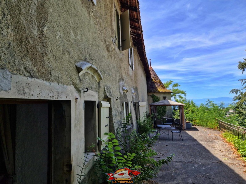 Remparts, côté nord. château du châtelard, montreux