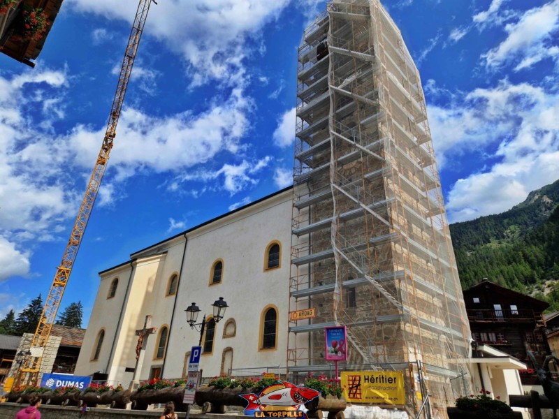 L'église d'Evolène.