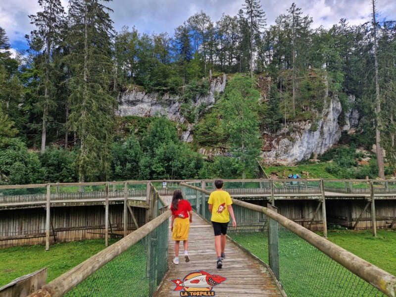 Passerelle sud, juraparc, mont d'orzieres, vallorbe