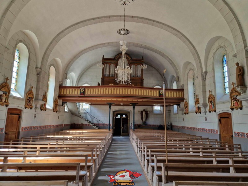 Église de Montbovon, intérieur