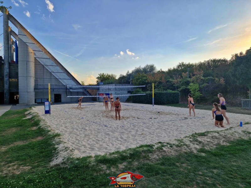 volleyball, piscine nid-du-crô, Neuchâtel