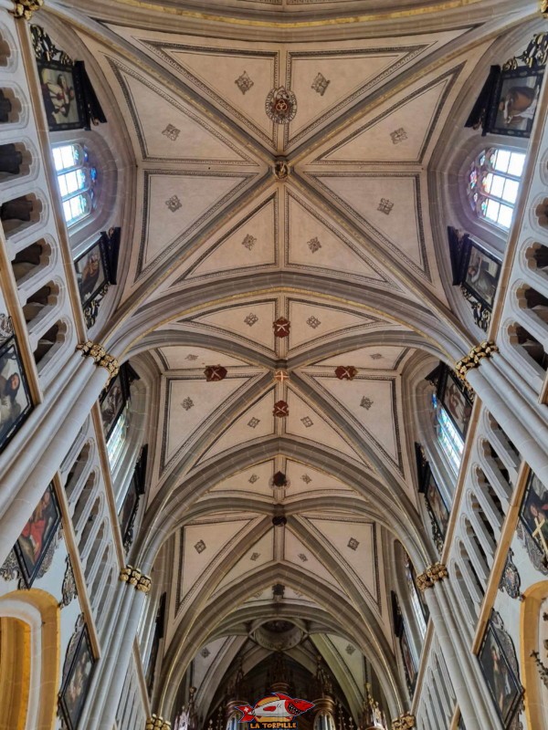 Plafond. Cathédrale St-Nicolas de Myre, Fribourg.
