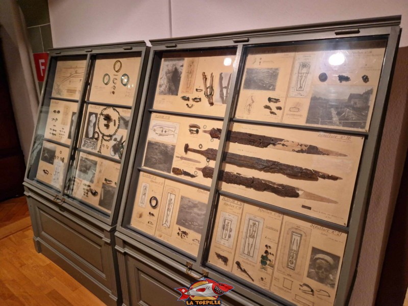 Des objets de la période celtique. Expositions permanentes, musée historique de Vevey.