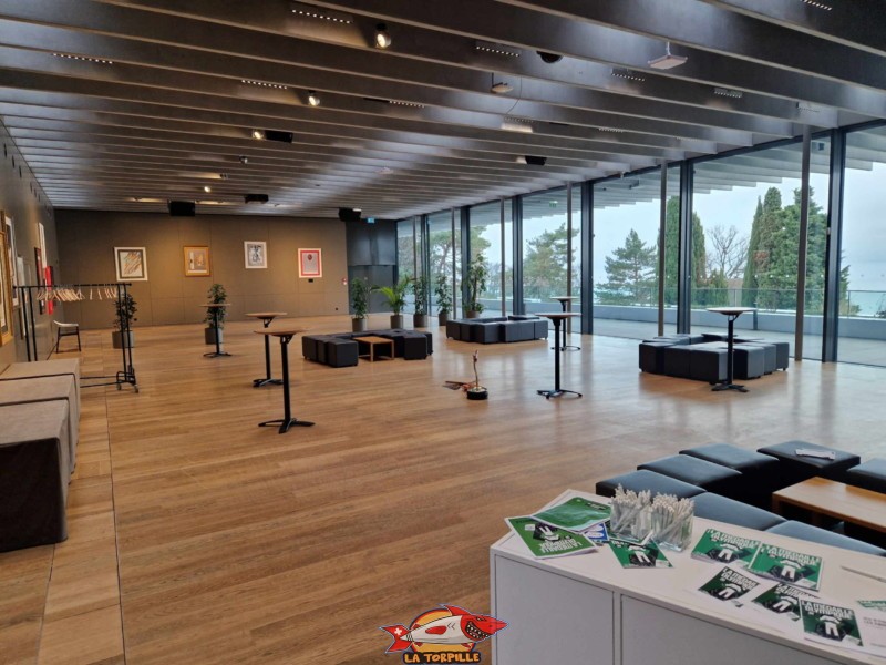 L'espace galerie au musée olympique de Lausanne