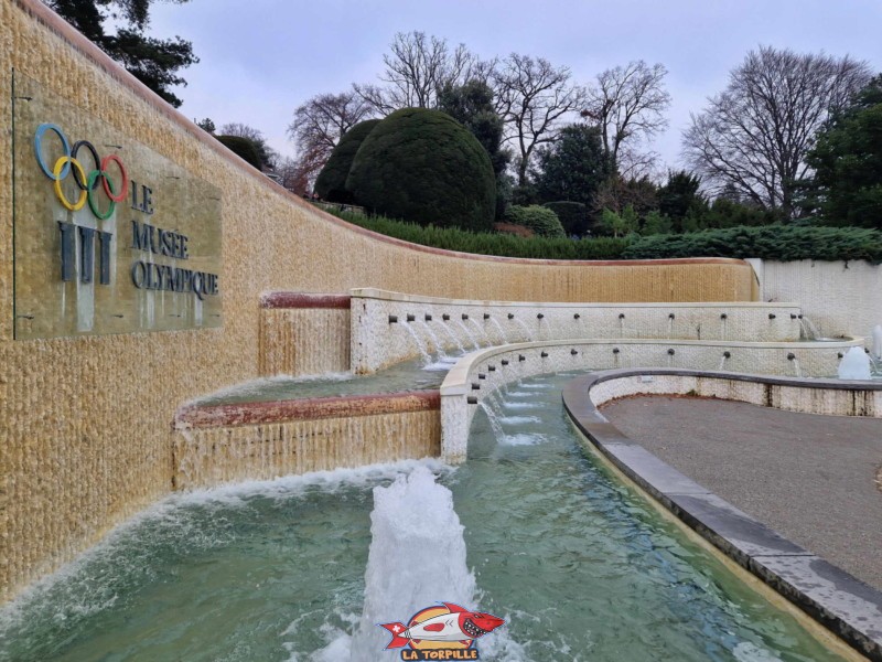 fontaine quai de belgique, musée olympique de lausanne