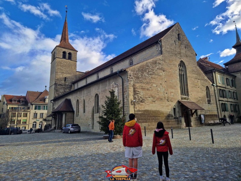 L'église paroissiale était destinée au peuple tandis que l'abbatiale réservée aux moines. Abbatiale de Payerne, canton de Vaud.